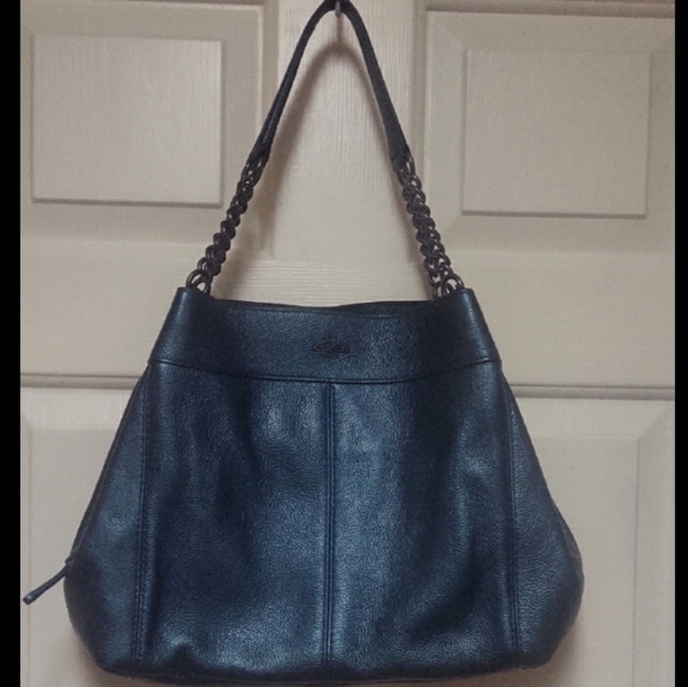 Coach Pebble Leather Bag- Beautiful! EUC- Could Say "New w/out Tags"